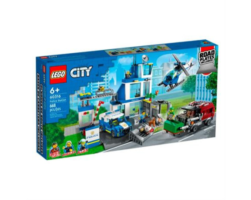 Конструктор LEGO City Police Поліцейська дільниця 668 ел. (60316)