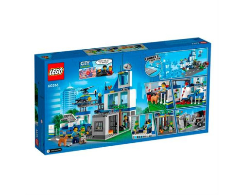 Конструктор LEGO City Police Поліцейська дільниця 668 ел. (60316)