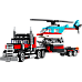Конструктор LEGO Creator Бортова вантажівка з гелікоптером 270 деталей (31146)