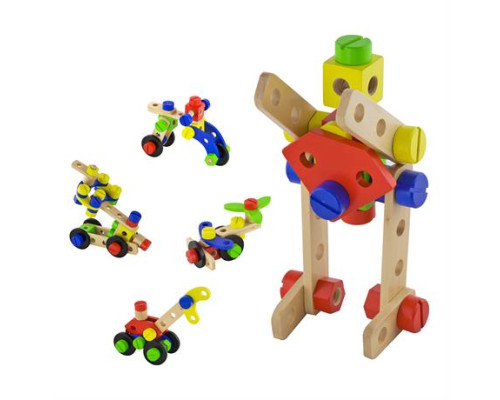 Дерев'яний конструктор Viga Toys 48 ел. (50383)