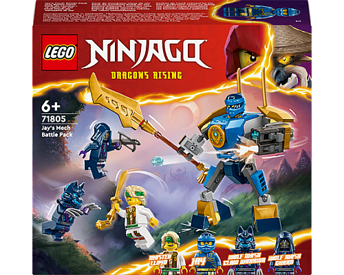 Конструктор LEGO NINJAGO Бойовий набір робота Джея 78 деталей (71805) Конструктор LEGO NINJAGO Бойовий набір робота Джея 78 деталей (71805)