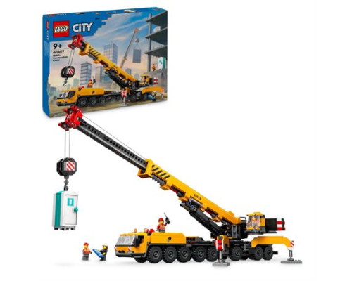 Конструктор LEGO City Жовтий пересувний будівельний кран 1116 ел. (60409)