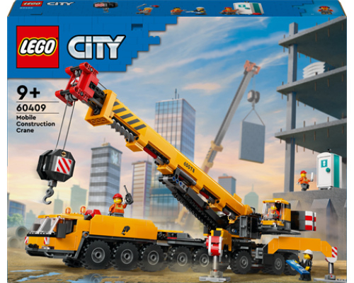 Конструктор LEGO City Жовтий пересувний будівельний кран 1116 ел. (60409)