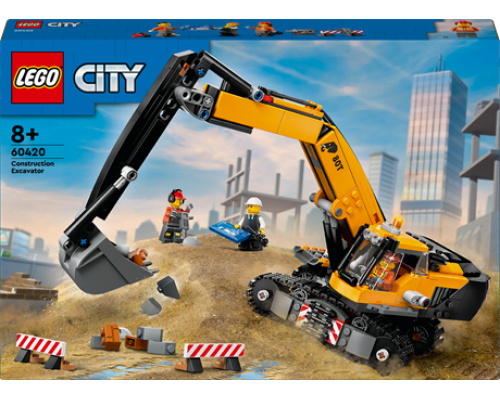 Конструктор LEGO City Жовтий пересувний будівельний кран 1116 ел. (60409)