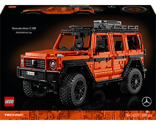 Конструктор LEGO Technic Mercedes-Benz G 500 Professional Line 2891 деталей (42177) Конструктор LEGO Technic Mercedes-Benz G 500 Professional Line 2891 деталей (42177)
