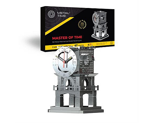 Колекційна модель-конструктор Metal Time Master of Time Вежа-годинник механічна (MT048) Колекційна модель-конструктор Metal Time Master of Time Вежа-годинник механічна (MT048)