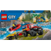 Конструктор LEGO City Пожежний позашляховик із рятувальним човном 301 ел. (60412)