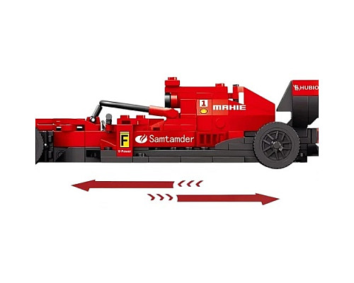 Дитячий конструктор машинка F1 Червона 266 ел. Дитячий конструктор машинка F1 Червона 266 ел.