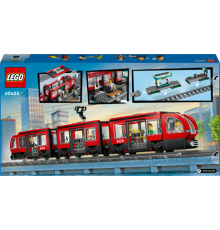 Конструктор LEGO City Трамвай і вокзал у центрі міста 811 ел. (60423)