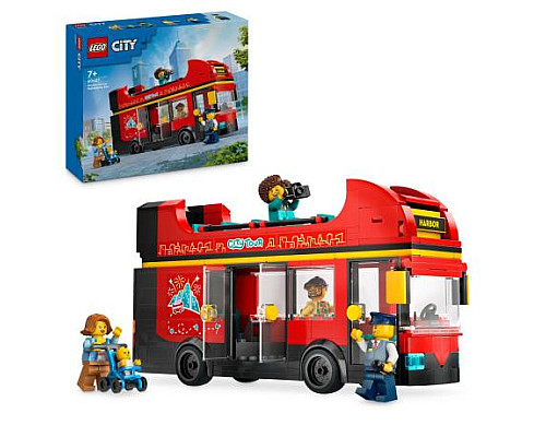Конструктор LEGO City Червоний двоповерховий екскурсійний автобус 384 ел. (60407) Конструктор LEGO City Червоний двоповерховий екскурсійний автобус 384 ел. (60407)