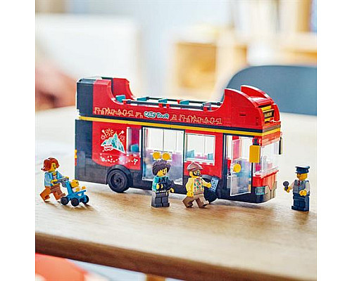 Конструктор LEGO City Червоний двоповерховий екскурсійний автобус 384 ел. (60407) Конструктор LEGO City Червоний двоповерховий екскурсійний автобус 384 ел. (60407)