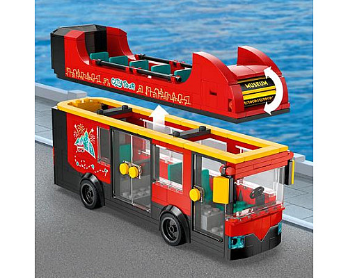 Конструктор LEGO City Червоний двоповерховий екскурсійний автобус 384 ел. (60407) Конструктор LEGO City Червоний двоповерховий екскурсійний автобус 384 ел. (60407)