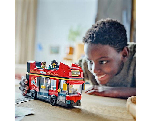 Конструктор LEGO City Червоний двоповерховий екскурсійний автобус 384 ел. (60407) Конструктор LEGO City Червоний двоповерховий екскурсійний автобус 384 ел. (60407)