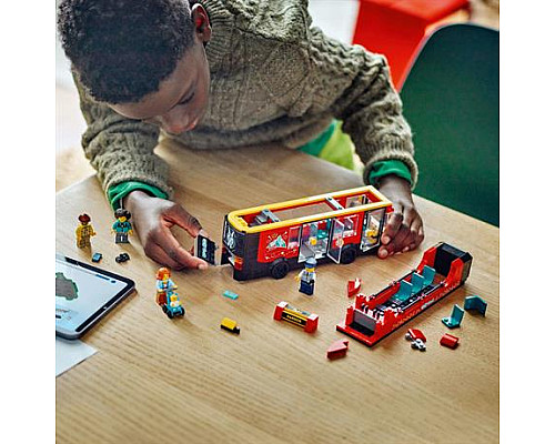 Конструктор LEGO City Червоний двоповерховий екскурсійний автобус 384 ел. (60407) Конструктор LEGO City Червоний двоповерховий екскурсійний автобус 384 ел. (60407)