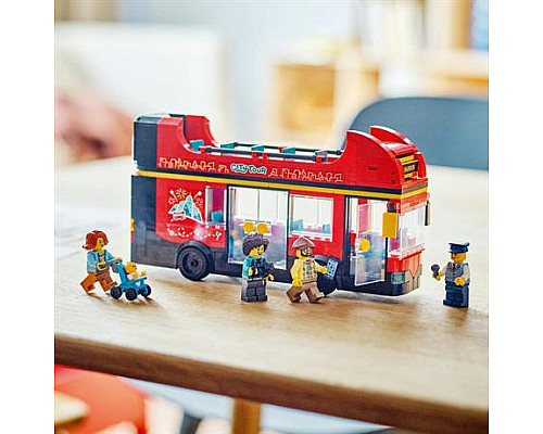 Конструктор LEGO City Червоний двоповерховий екскурсійний автобус 384 ел. (60407) Конструктор LEGO City Червоний двоповерховий екскурсійний автобус 384 ел. (60407)