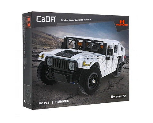 Дитячий конструктор CaDA Військова машина Humvee 1:12 1386 ел. Дитячий конструктор CaDA Військова машина Humvee 1:12 1386 ел.