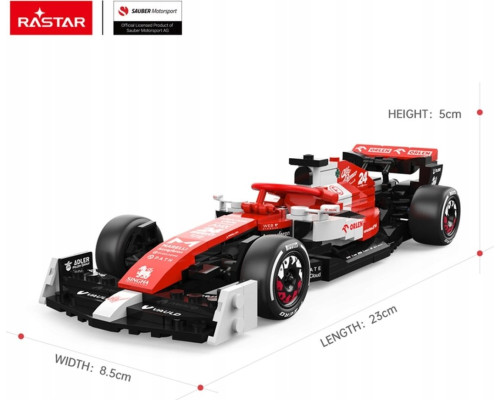 1: 24 Alfa Romeo F1 C42 340 ел. Машинка RASTAR 1: 24 Alfa Romeo F1 C42 340 ел. Машинка RASTAR