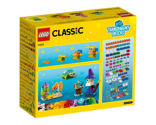 Конструктор LEGO Classic Прозорі кубики для творчості 500 ел. (11013)