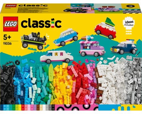 Конструктор LEGO Classic Творчі транспортні засоби 900 ел. (11036)