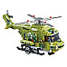 Дитячий конструктор Alpha Військовий гелікоптер та машинка на дистанційному керуванні 676 ел, зелено-чорний