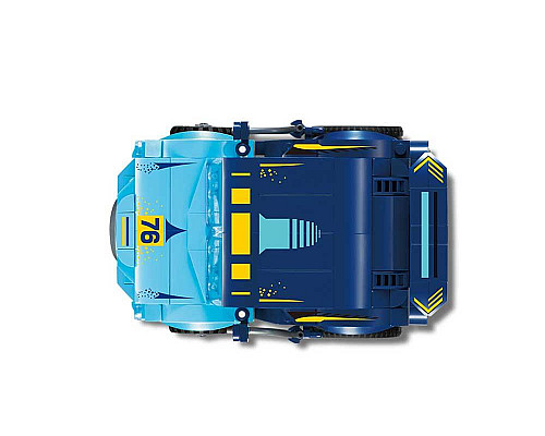 Дитячий конструктор Alpha Гоночне авто міні на дистанційному керуванні 269 ел, синьо-чорний