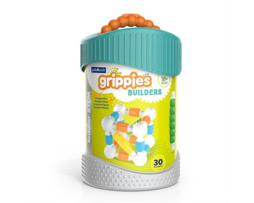 Магнітний конструктор Guidecraft Grippies Builders, 30 ел. (G8312)