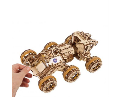 Дерев'яний механічний 3D конструктор Ugears Пілотований марсохід (70206)