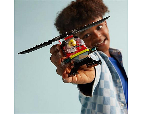 Конструктор LEGO City Пожежний рятувальний гелікоптер 85 деталей (60411)