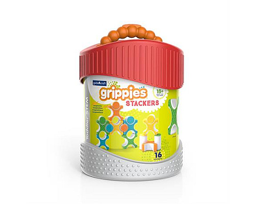 Магнітний конструктор Guidecraft Grippies Stackers, 16 ел. (G8313)
