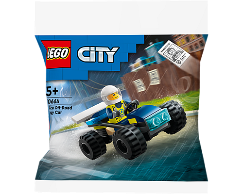 Конструктор LEGO City Поліцейський багі для бездоріжжя 35 деталей (30664) Конструктор LEGO City Поліцейський багі для бездоріжжя 35 деталей (30664)