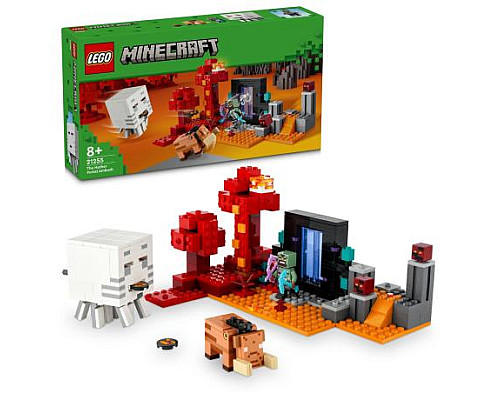 Конструктор LEGO Minecraft Засідка біля порталу в Нижній світ 352 ел. (21255) Конструктор LEGO Minecraft Засідка біля порталу в Нижній світ 352 ел. (21255)