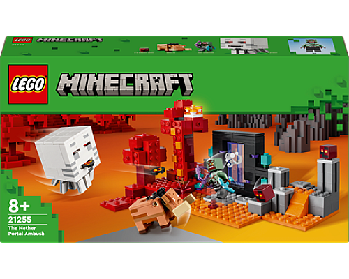 Конструктор LEGO Minecraft Засідка біля порталу в Нижній світ 352 ел. (21255) Конструктор LEGO Minecraft Засідка біля порталу в Нижній світ 352 ел. (21255)