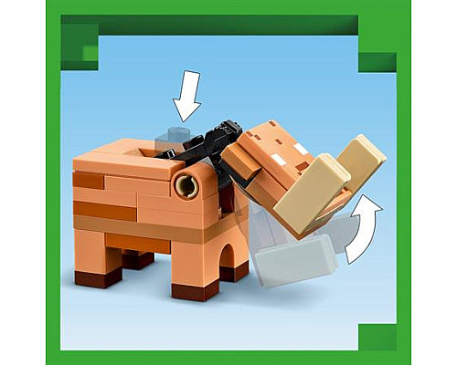 Конструктор LEGO Minecraft Засідка біля порталу в Нижній світ 352 ел. (21255) Конструктор LEGO Minecraft Засідка біля порталу в Нижній світ 352 ел. (21255)