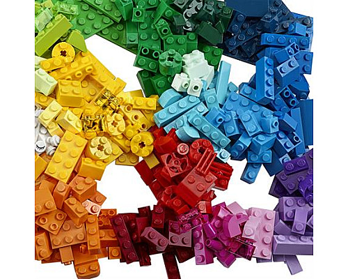 Конструктор LEGO Classic Коробка кубиків для творчості середнього розміру 484 деталі (10696) Конструктор LEGO Classic Коробка кубиків для творчості середнього розміру 484 деталі (10696)
