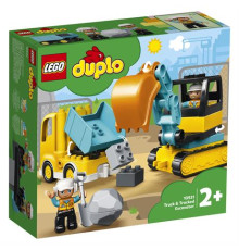 Конструктор LEGO DUPLO Вантажівка та гусеничний екскаватор 20 ел. (10931)