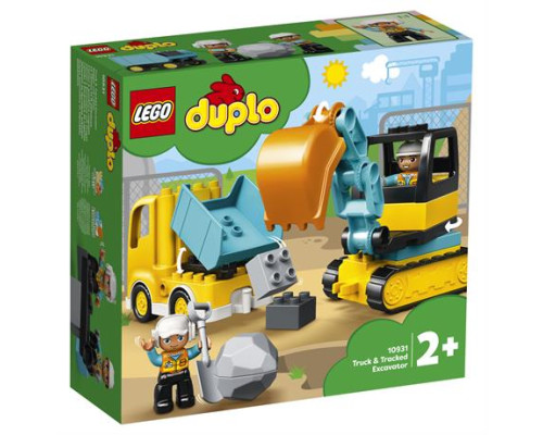 Конструктор LEGO DUPLO Вантажівка та гусеничний екскаватор 20 ел. (10931)