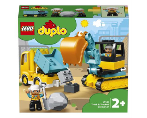 Конструктор LEGO DUPLO Вантажівка та гусеничний екскаватор 20 ел. (10931)