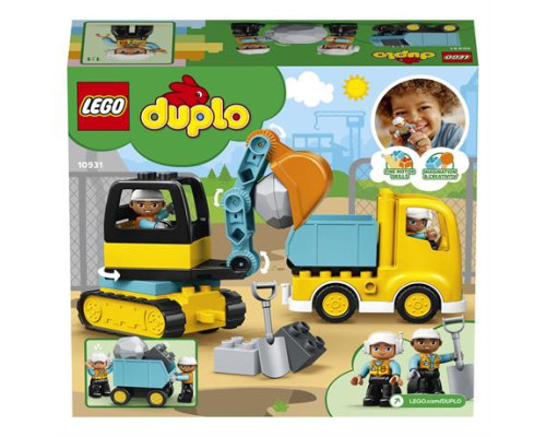 Конструктор LEGO DUPLO Вантажівка та гусеничний екскаватор 20 ел. (10931)