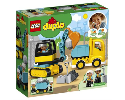 Конструктор LEGO DUPLO Вантажівка та гусеничний екскаватор 20 ел. (10931)