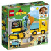 Конструктор LEGO DUPLO Вантажівка та гусеничний екскаватор 20 ел. (10931)