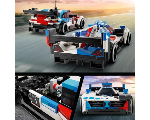 Конструктор LEGO Speed Champions Автомобілі для перегонів BMW M4 GT3 і BMW M Hybrid V8 676 ел. (76922)