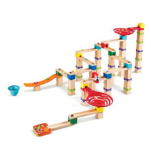 Конструктор-лабіринт Hape Marble Run Трюки та повороти 129 ел. (E1100)