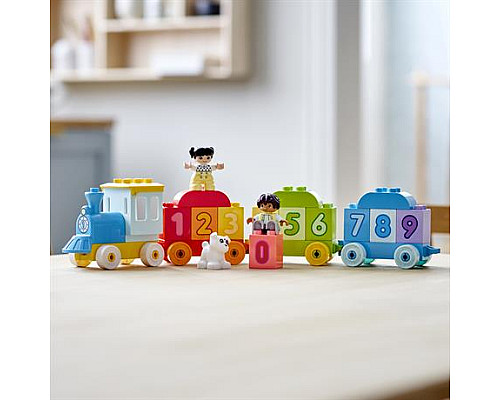 Конструктор LEGO DUPLO Creative Play Поїзд із цифрами Вчимося рахувати 23 деталі (10954)