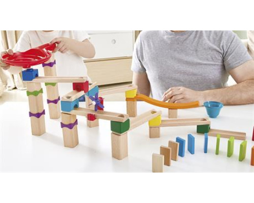 Конструктор-лабіринт Hape Marble Run Гоночна траса 81 ел. (E1101)