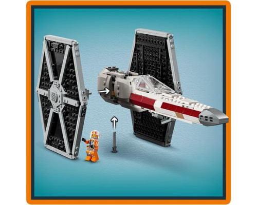 Конструктор LEGO Star Wars Збірний пакет Винищувач TIE і Корабель X-wing 1063 ел. (75393)