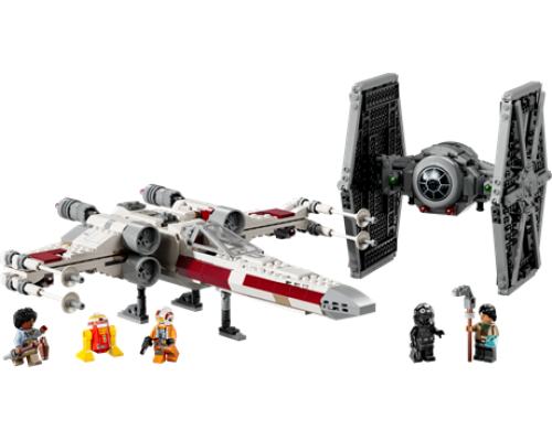 Конструктор LEGO Star Wars Збірний пакет Винищувач TIE і Корабель X-wing 1063 ел. (75393)