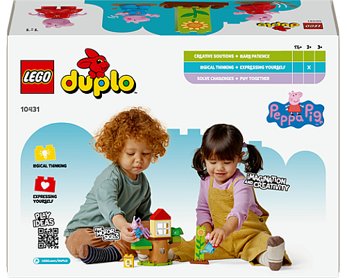 Конструктор LEGO DUPLO Сад і будиночок на дереві Пеппи 20 деталей (10431)