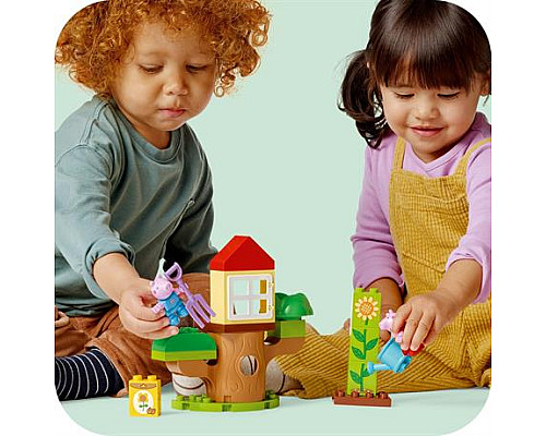 Конструктор LEGO DUPLO Сад і будиночок на дереві Пеппи 20 деталей (10431)
