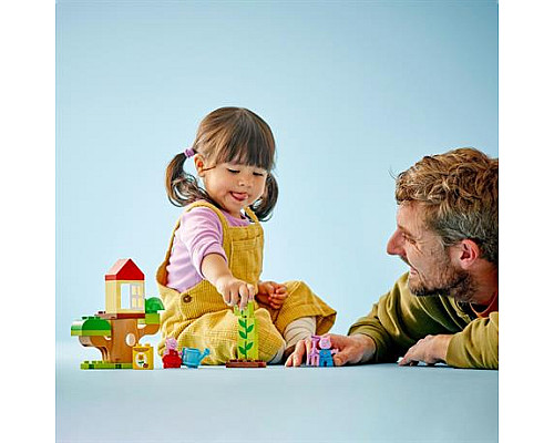 Конструктор LEGO DUPLO Сад і будиночок на дереві Пеппи 20 деталей (10431)
