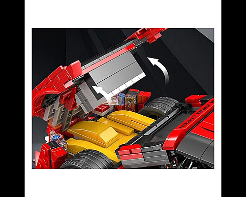 Дитячий конструктор Ramiz Спортивні автомобілі 1311 ел, червоний